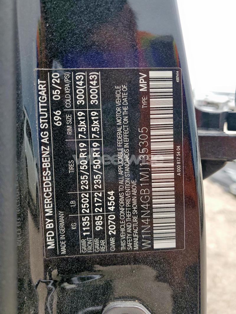 Photo 9 of 2021 MERCEDES-BENZ GLA 250 N/A (VIN W1N4N4GB1MJ******)