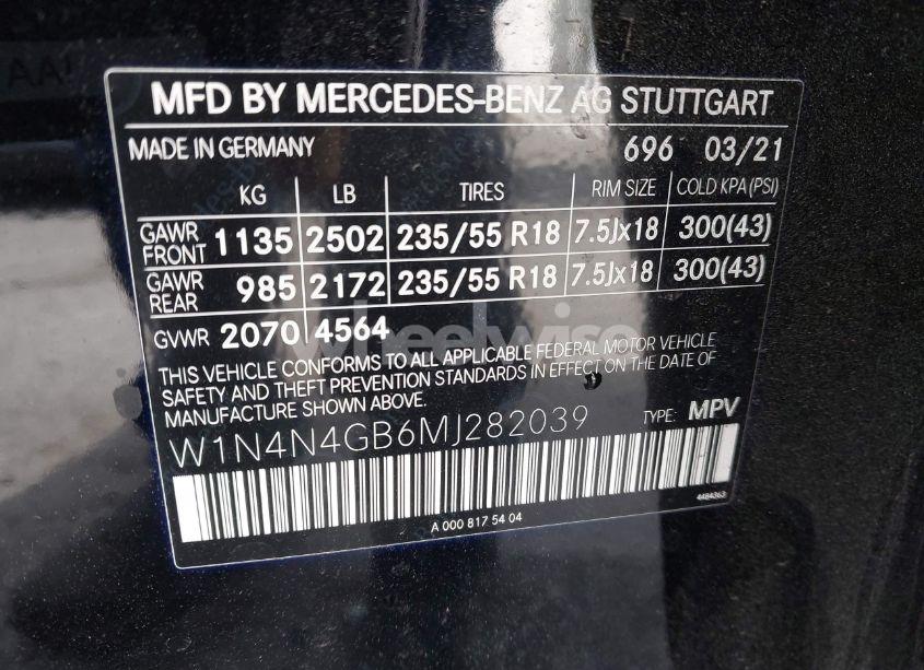 Photo 9 of 2021 Mercedes-benz Gla 250 (VIN W1N4N4GB6MJ282039)