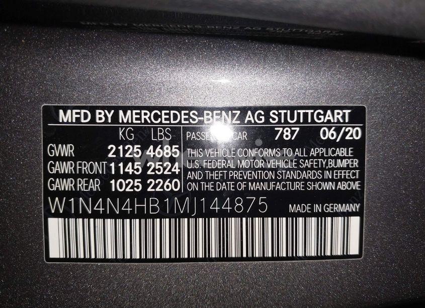 Photo 9 of 2021 Mercedes-benz Gla 250 4MATIC (VIN W1N4N4HB1MJ144875)
