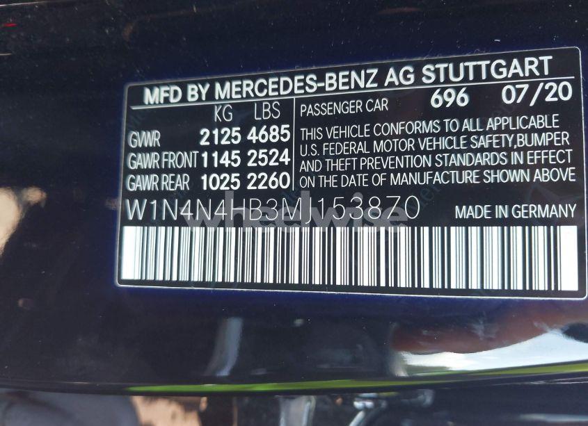 Photo 9 of 2021 Mercedes-benz Gla 250 4MATIC (VIN W1N4N4HB3MJ153870)