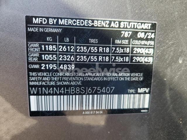 Photo 3 of 2025 MERCEDES-BENZ GLA 250 4MATIC (VIN W1N4N4HB8SJ675407)