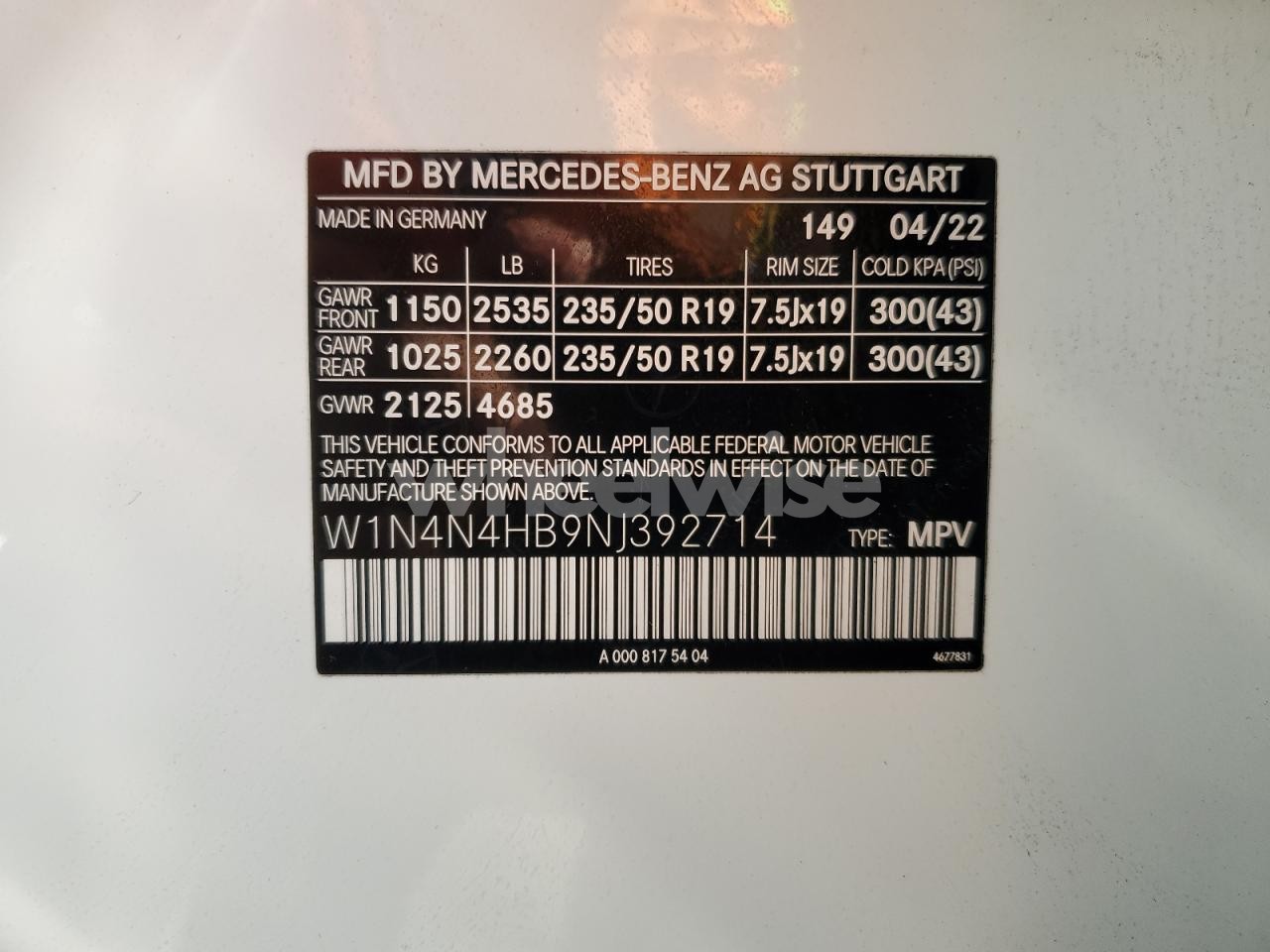 Photo 13 of 2022 MERCEDES-BENZ GLA 250 4MATIC (VIN W1N4N4HB9NJ392714)