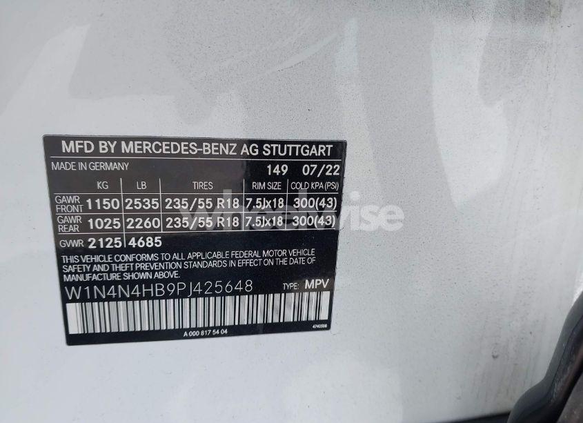 Photo 9 of 2023 Mercedes-benz Gla 250 4MATIC (VIN W1N4N4HB9PJ425648)