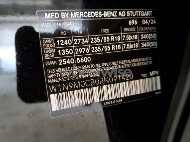 Photo 7 of 2024 MERCEDES-BENZ EQB 250+ (VIN W1N9M0CB0RN091420)