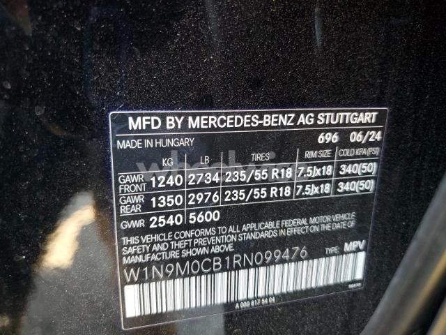 Photo 12 of 2024 MERCEDES-BENZ EQB 250+ (VIN W1N9M0CB1RN099476)