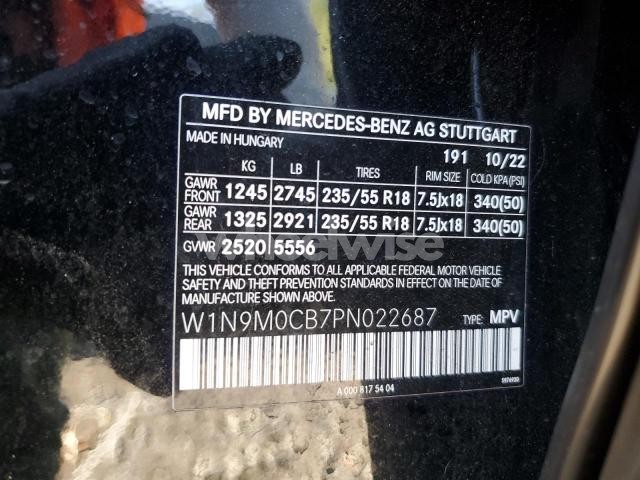 Photo 13 of 2023 MERCEDES-BENZ EQB 250+ (VIN W1N9M0CB7PN022687)