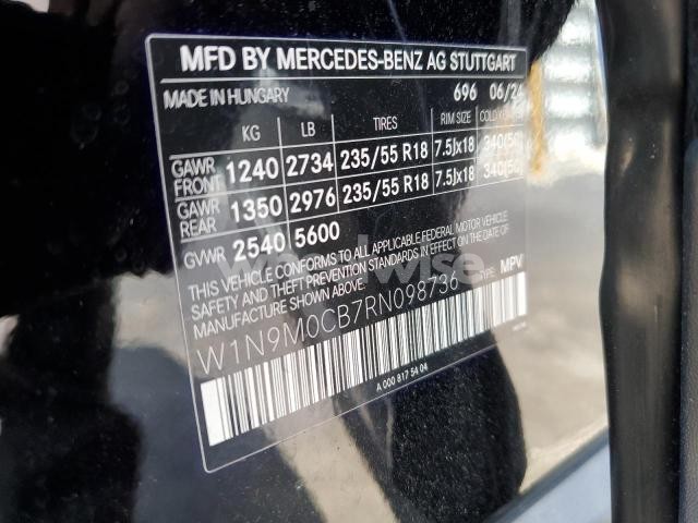 Photo 10 of 2024 MERCEDES-BENZ EQB 250+ (VIN W1N9M0CB7RN098736)