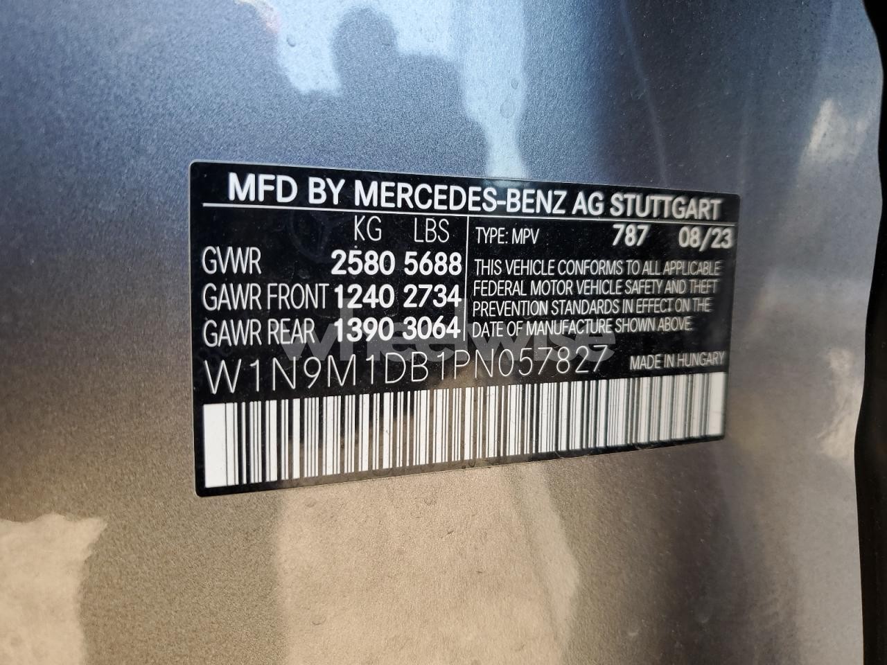 Photo 13 of 2023 MERCEDES-BENZ EQB 350 4MATIC (VIN W1N9M1DB1PN057827)