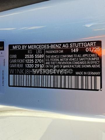 Photo 10 of 2025 MERCEDES-BENZ GLC COUPE 43 4MATIC AMG (VIN W1NKJ8HB7SF354181)