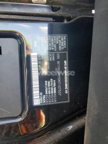 Photo 5 of 2022 MERCEDES-BENZ SPRINTER 2500 (VIN W1Y40BHY5NT107537)