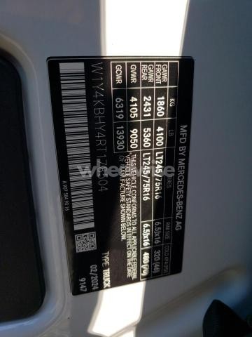 Photo 13 of 2024 MERCEDES-BENZ SPRINTER 2500 (VIN W1Y4KBHY4RT178504)