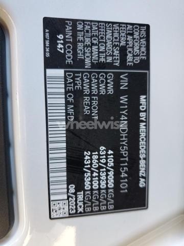 2023 MERCEDES-BENZ SPRINTER 2500 (VIN W1Y4NDHY5PT154101) main photo