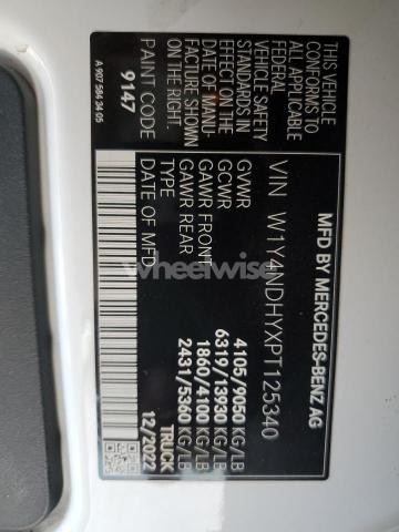 Photo 4 of 2023 MERCEDES-BENZ SPRINTER 2500 (VIN W1Y4NDHYXPT125340)