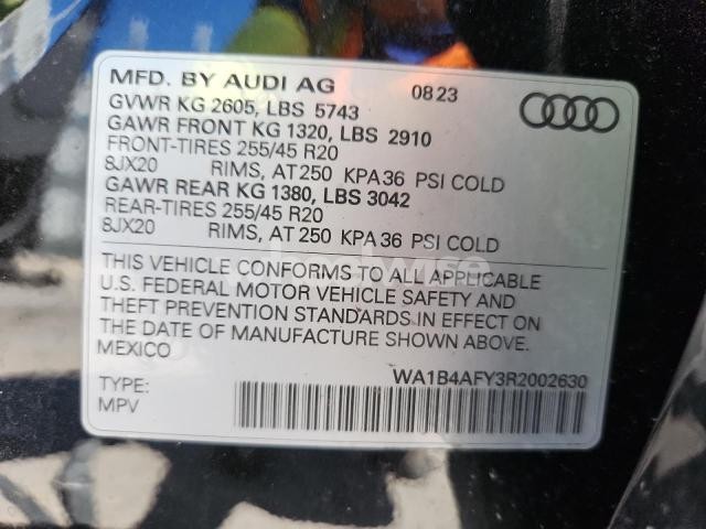 Photo 5 of 2024 AUDI SQ5 PREMIUM PLUS (VIN WA1B4AFY3R2002630)