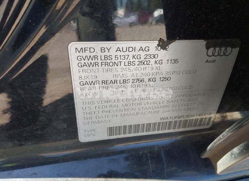 Photo 9 of 2013 Audi Allroad 2.0T PREMIUM PLUS (VIN WA1UFBFL5DA145915)