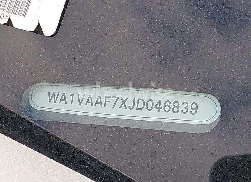 Photo 9 of 2018 Audi Q7 3.0T PREMIUM (VIN WA1VAAF7XJD046839)