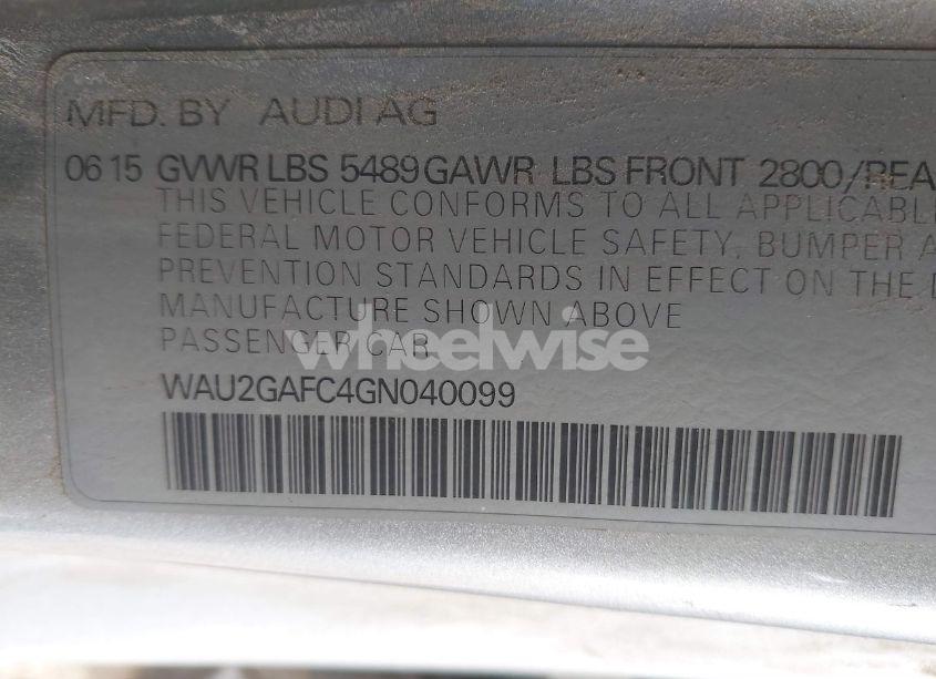 Photo 9 of 2016 Audi A7 3.0T PREMIUM PLUS (VIN WAU2GAFC4GN040099)