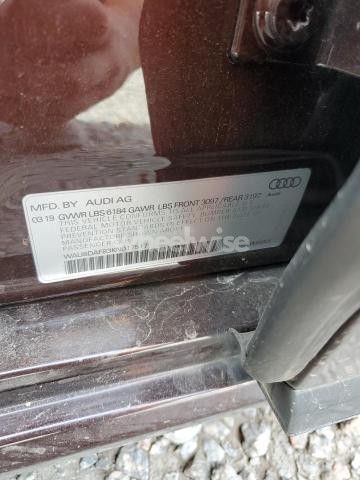 Photo 5 of 2019 AUDI A8 L (VIN WAU8DAF83KN017517)