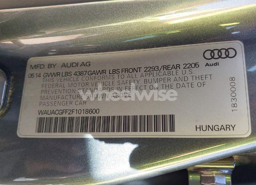 Photo 9 of 2015 Audi A3 1.8T PREMIUM (VIN WAUACGFF2F1018600)