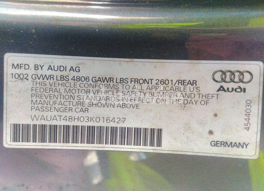 Photo 9 of 2003 Audi A4 3.0 (VIN WAUAT48H03K016427)