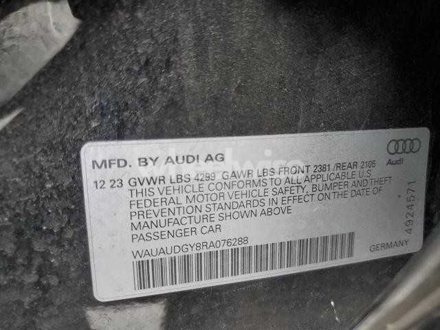 Photo 6 of 2024 AUDI A3 PREMIUM (VIN WAUAUDGY8RA076288)