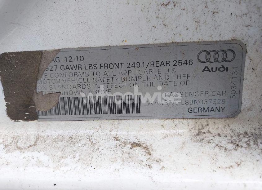 Photo 9 of 2011 Audi A4 2.0T PREMIUM (VIN WAUBFAFL8BN037329)