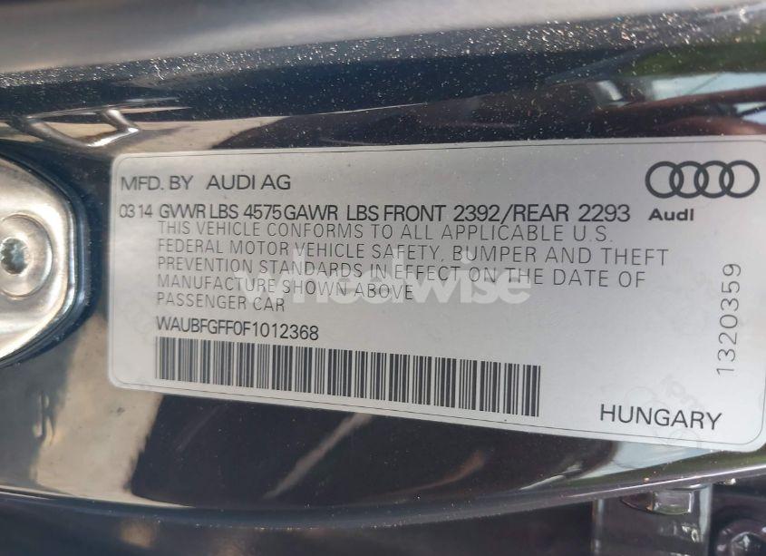 Photo 9 of 2015 Audi A3 2.0T PREMIUM (VIN WAUBFGFF0F1012368)