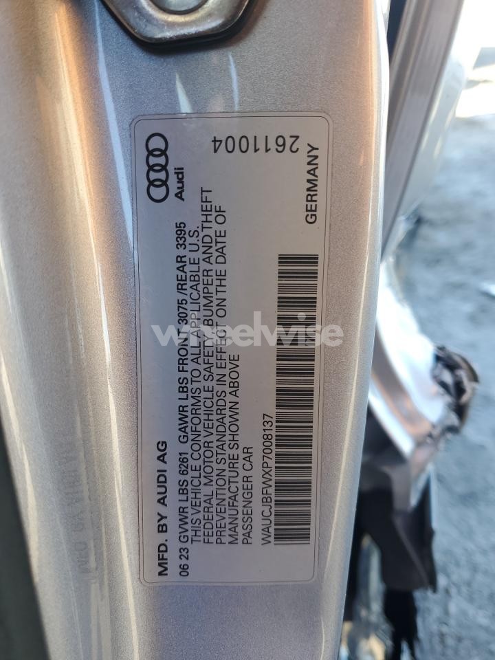 Photo 12 of 2023 AUDI E-TRON GT PREMIUM PLUS (VIN WAUCJBFWXP7008137)