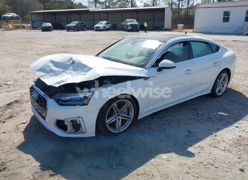 Photo 2 of 2021 Audi A5 SPORTBACK PREMIUM 45 TFSI QUATTRO S TRONIC (VIN WAUDACF53MA055011)