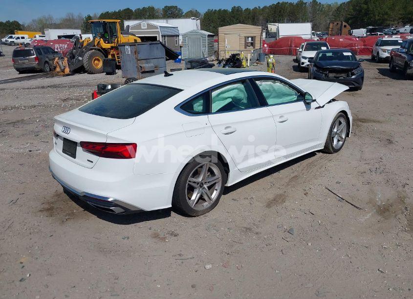 Photo 4 of 2021 Audi A5 SPORTBACK PREMIUM 45 TFSI QUATTRO S TRONIC (VIN WAUDACF53MA055011)