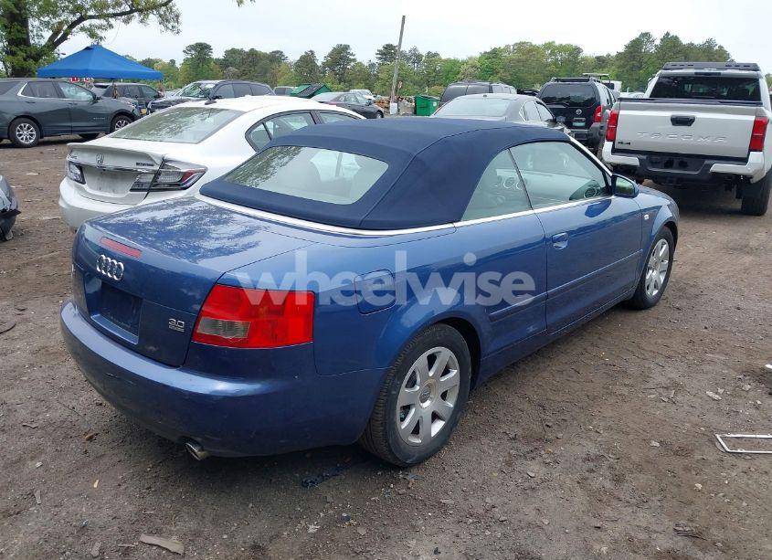 Photo 4 of 2004 Audi A4 3.0 (VIN WAUDT48H64K009108)