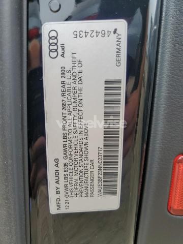 Photo 12 of 2022 AUDI A6 PREMIUM PLUS (VIN WAUE3BF23NN023717)