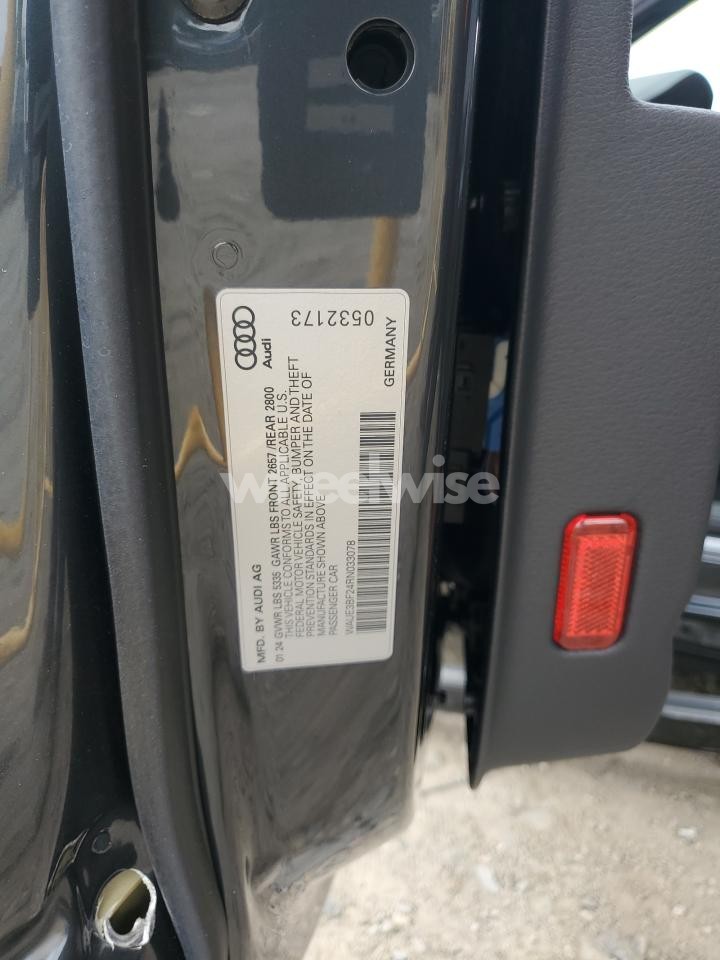 Photo 12 of 2024 AUDI A6 PREMIUM PLUS (VIN WAUE3BF24RN033078)