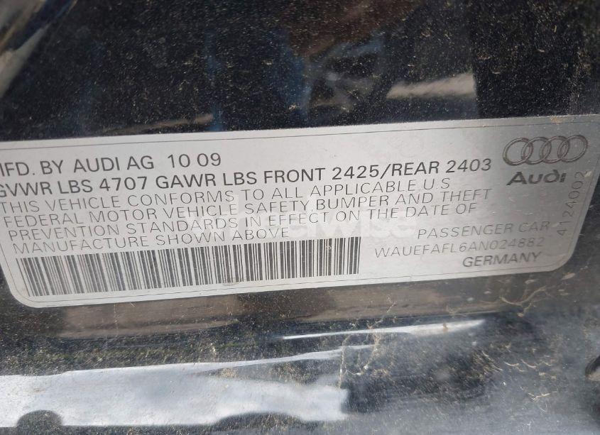 Photo 9 of 2010 Audi A4 2.0T PREMIUM (VIN WAUEFAFL6AN024882)