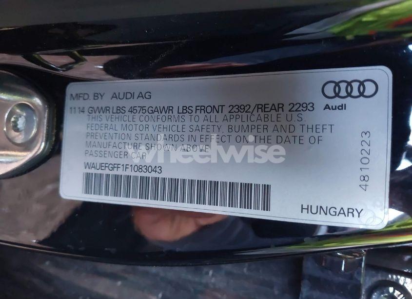 Photo 9 of 2015 Audi A3 2.0T PREMIUM (VIN WAUEFGFF1F1083043)