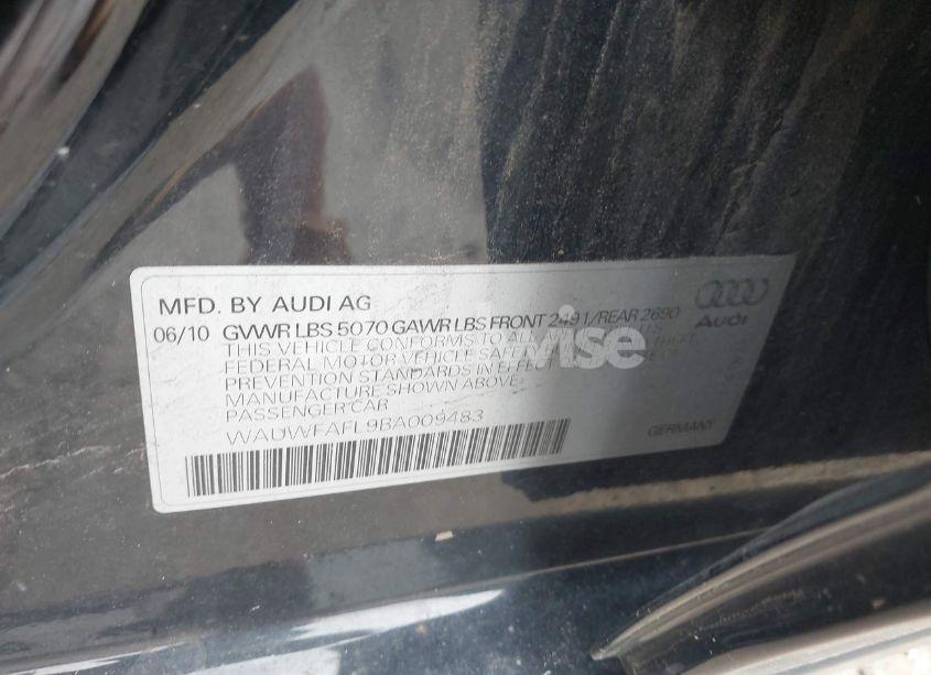 Photo 9 of 2011 Audi A4 2.0T PREMIUM (VIN WAUWFAFL9BA009483)