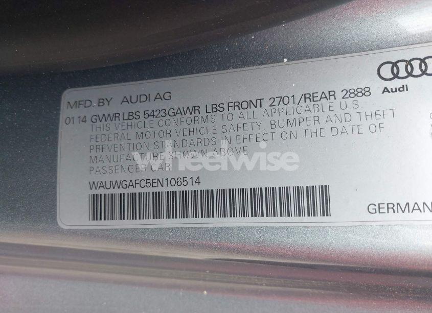 Photo 9 of 2014 Audi A7 3.0T PREMIUM PLUS (VIN WAUWGAFC5EN106514)