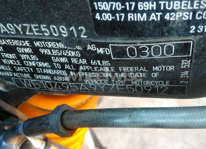 Photo 10 of 2000 Bmw R1150 GS (VIN WB10495A9YZE50912)