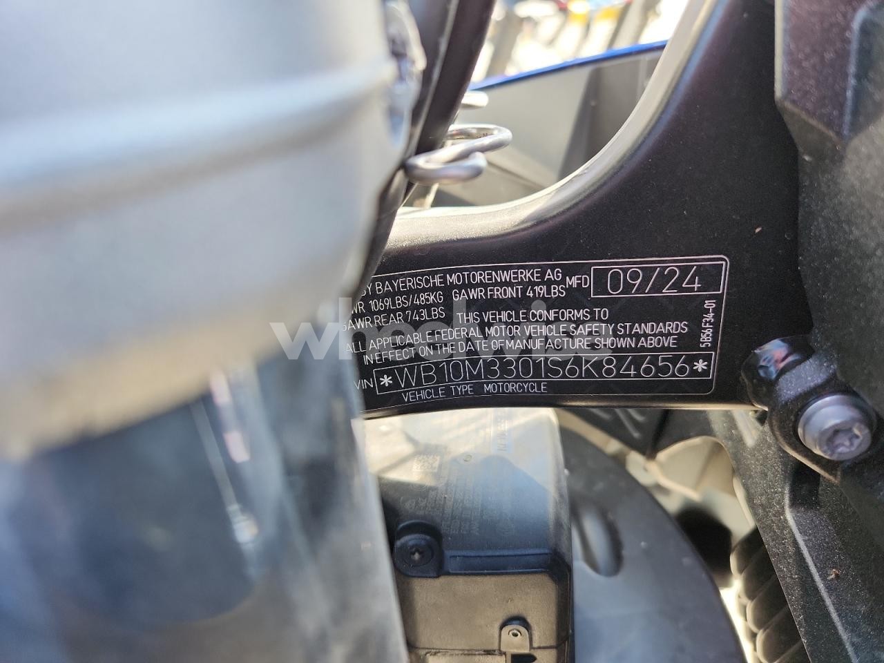 Photo 9 of 2025 BMW R 1300 GS ADVENTURE (VIN WB10M3301S6K84656)