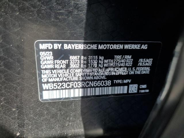 Photo 5 of 2024 BMW IX XDRIVE50 (VIN WB523CF03RCN66038)