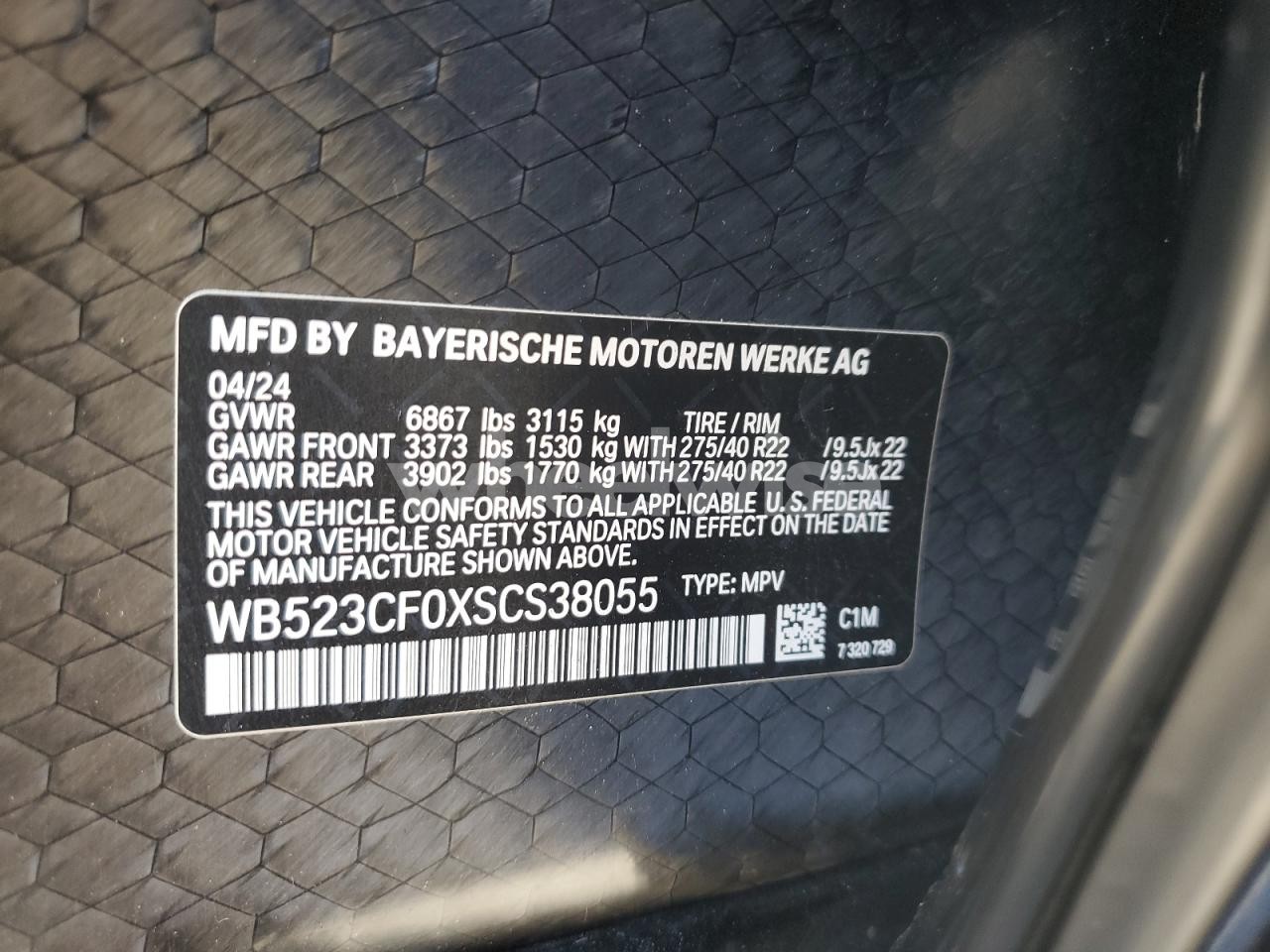 Photo 13 of 2025 BMW IX XDRIVE50 (VIN WB523CF0XSCS38055)