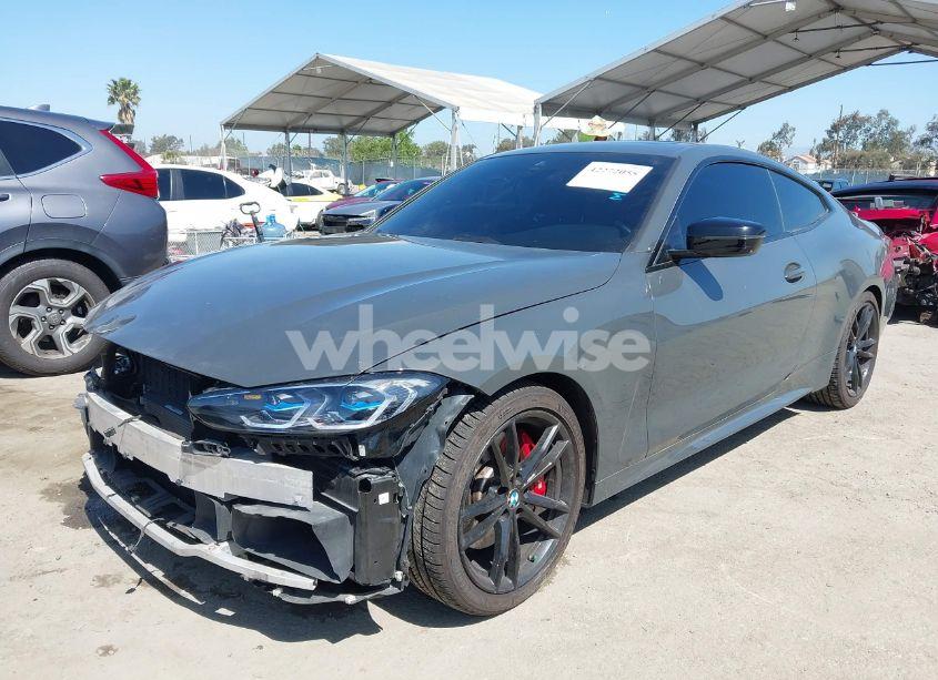 Photo 2 of 2021 Bmw M440i XDRIVE (VIN WBA13AR07MCG10695)
