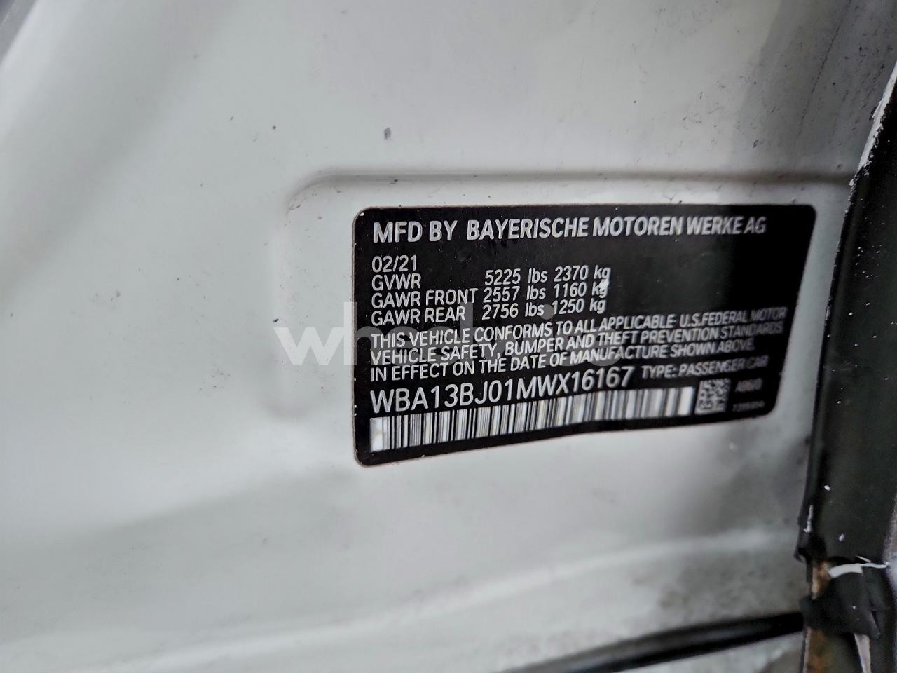 Photo 12 of 2021 BMW 530 XI (VIN WBA13BJ01MWX16167)