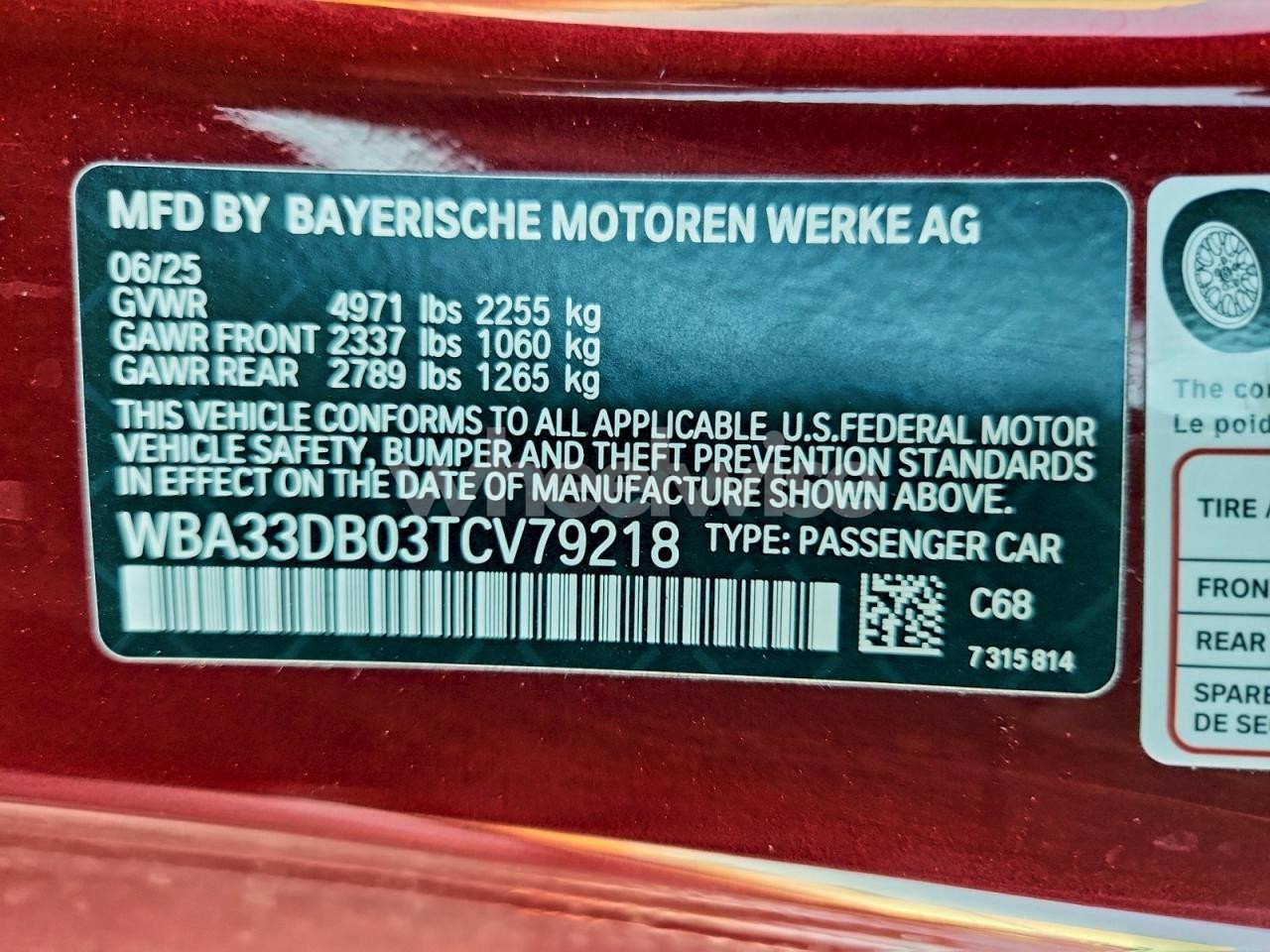 Photo 12 of 2026 BMW 430I (VIN WBA33DB03TCV79218)