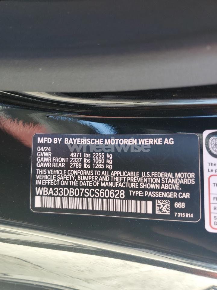 Photo 13 of 2025 BMW 430I (VIN WBA33DB07SCS60628)
