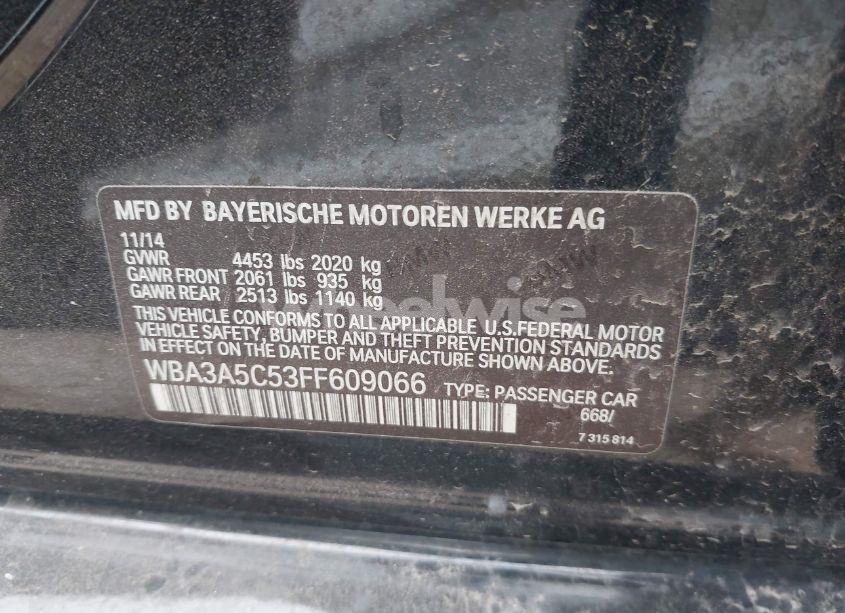 Photo 9 of 2015 Bmw 328i (VIN WBA3A5C53FF609066)