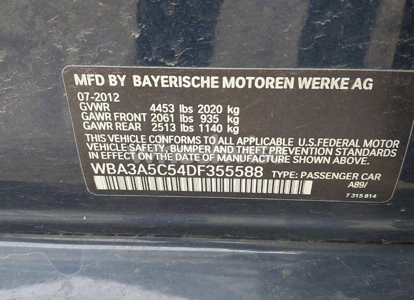 Photo 9 of 2013 Bmw 328i (VIN WBA3A5C54DF355588)