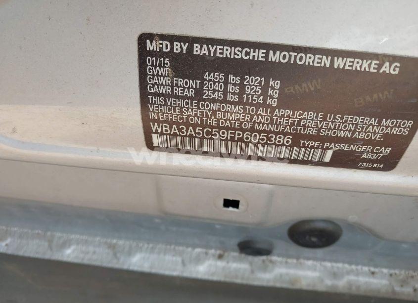 Photo 9 of 2015 Bmw 328i (VIN WBA3A5C59FP605386)