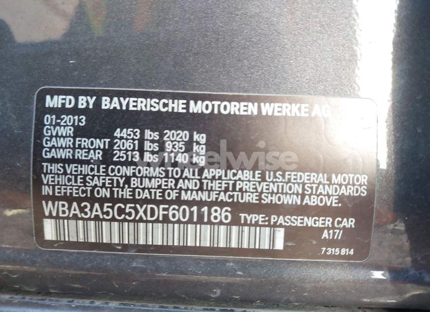 Photo 9 of 2013 Bmw 328i (VIN WBA3A5C5XDF601186)