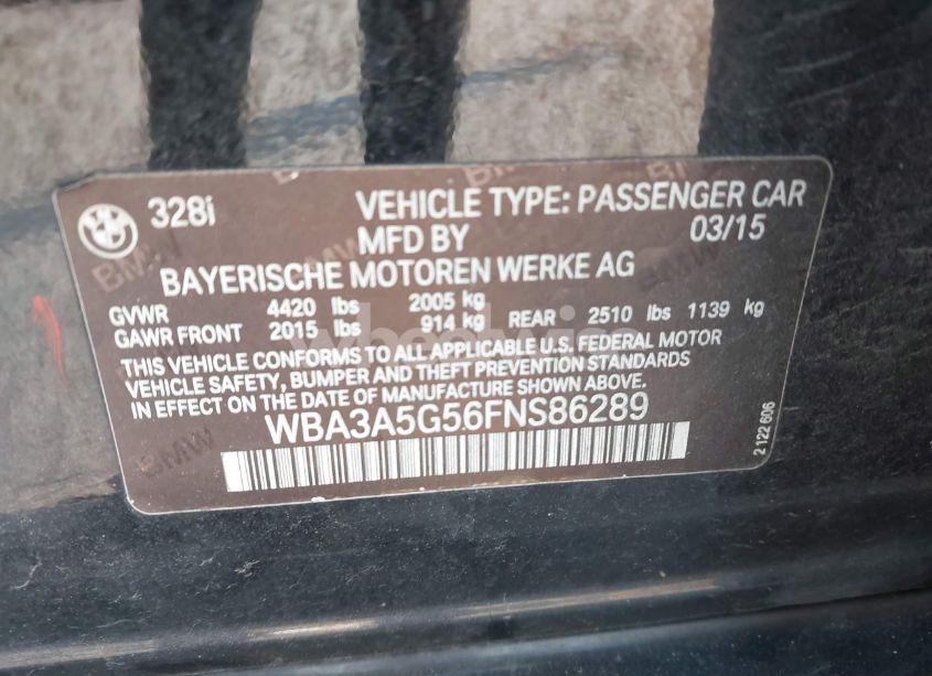 Photo 9 of 2015 Bmw 328i (VIN WBA3A5G56FNS86289)